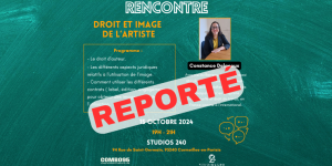 (REPORTÉ) Rencontre - Droit et image de l'artiste