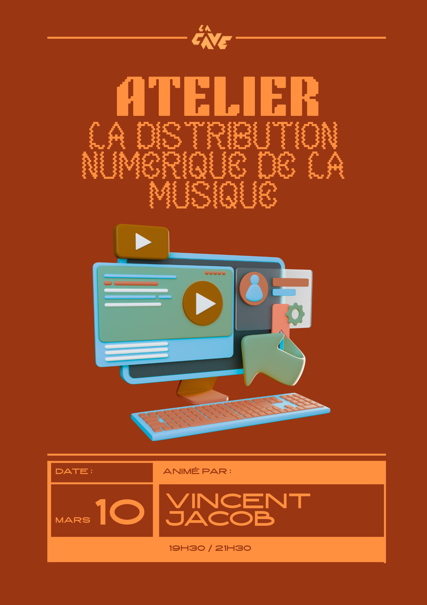 Atelier : La distribution numérique de la musique, piloté par Vincent Jacob