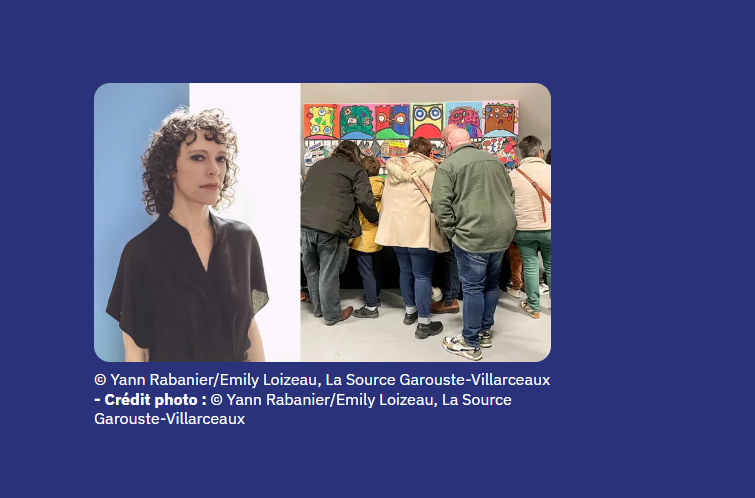Emily Loizeau au Domaine régional de Villarceaux 